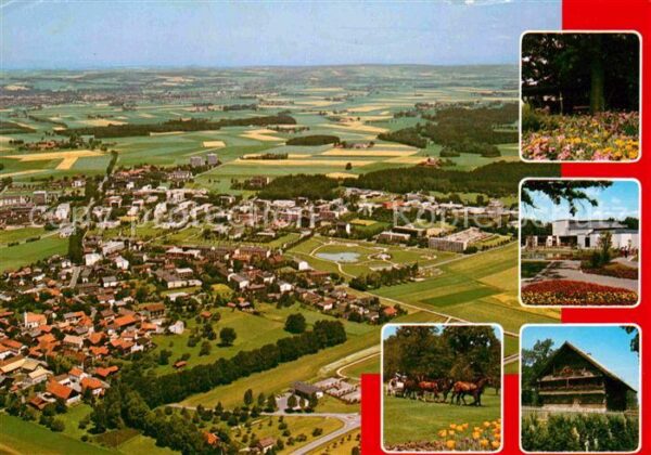 Bad Fuessing Thermalbad Fliegeraufnahme Kurpark Pfer