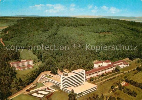 Hoexter Weser Weserberglandklinik Fliegeraufnahme
