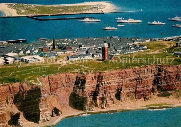 Helgoland Nordseeheilbad Fliegeraufnahme