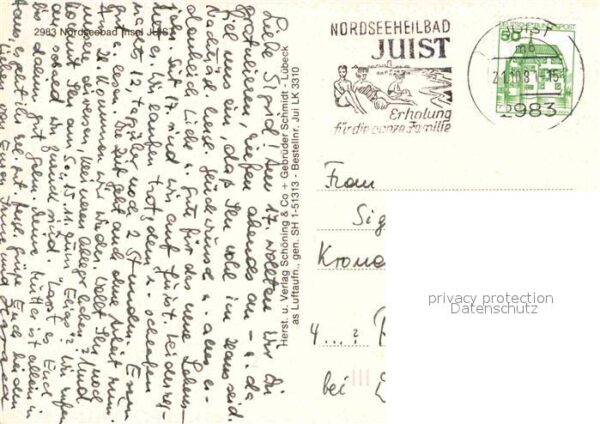 Insel Juist Nordseebad Insel Fliegeraufnahme – Bild 2