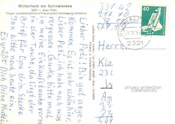 Ploen See Mütterheim am Schmalensee Naturpark Hol – Bild 2