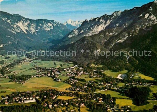 Bayerisch Gmain mit Untersberg Hoher Göll Lattengebirge