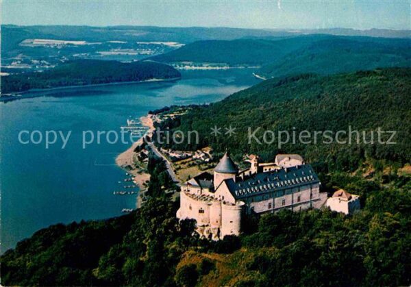 Waldeck Edersee Schloss Edertalsperre Stausee Fliegerau