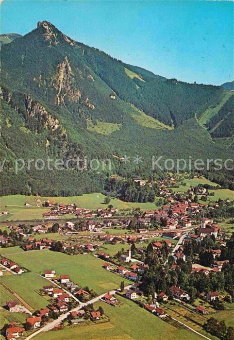 Marquartstein Blick zum Hochgern und Hochlerch Bayeri