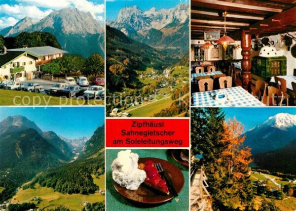 Ramsau Berchtesgaden Berggasthof Pension Zipfhäusl Sahneglet