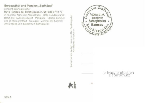Ramsau Berchtesgaden Berggasthof Pension Zipfhäusl Sahneglet – Bild 2