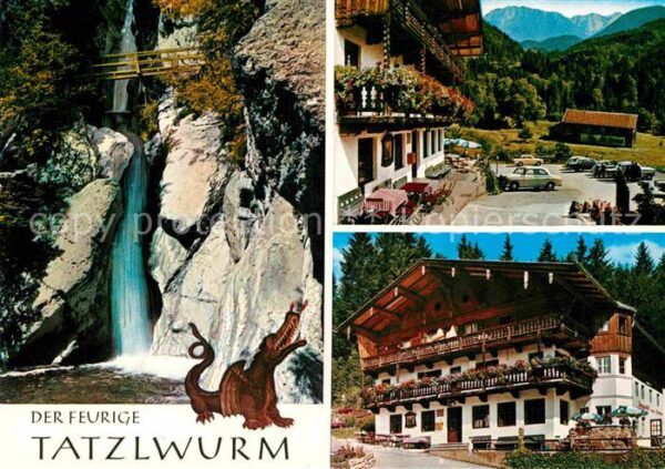 Oberaudorf Der Feurige Tatzlwurm Althistorischer A