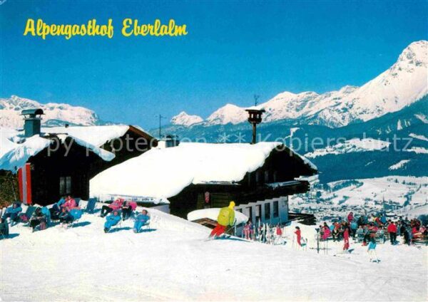 Maria Alm Steinernen Meer Alpengasthof Eberlalm Wintersportplatz