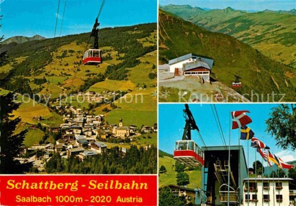 Saalbach-Hinterglemm Schamberg Seilbahn Jumbogondel Bergstat