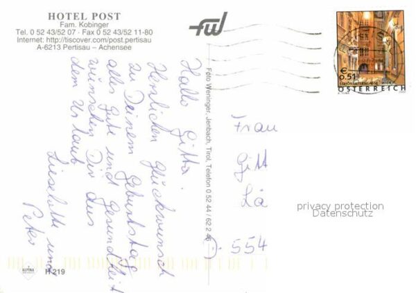 Pertisau Achensee Hotel Post Hallenbad Sauna Alpen – Bild 2