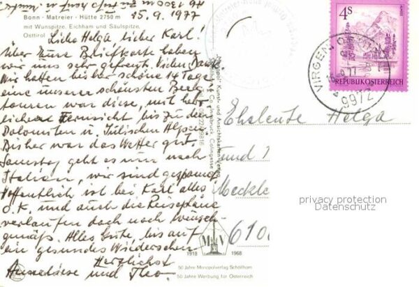 Bonn Matreier Huette mit Wunspitze Eichham Säulspitze Venedi – Bild 2
