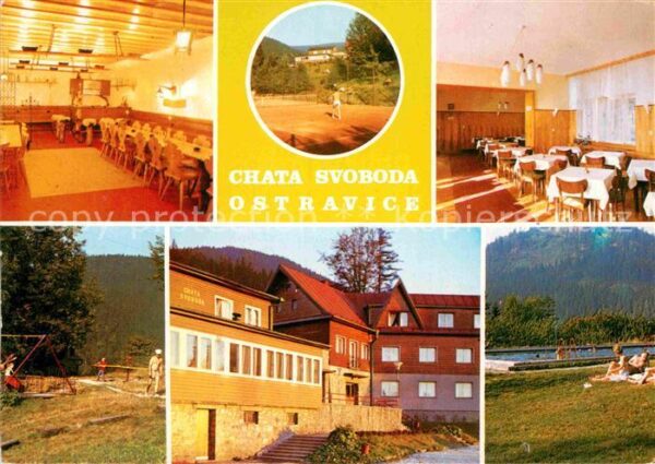 Ostravice Chata Svoboda Restaurant Tennisplatz Fr
