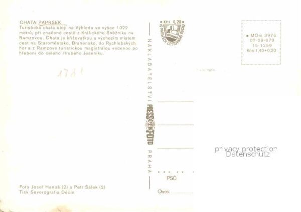 Ramzova Rychlebske hory Chata Paprsek Berghütte – Bild 2