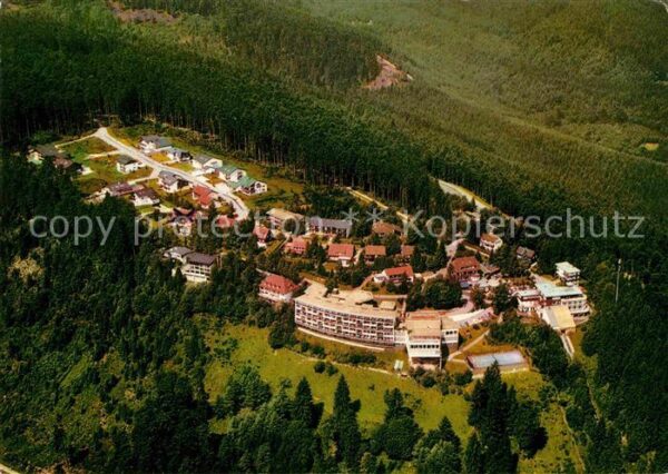 Wildbad Schwarzwald Blick auf den Sommerberg Fliegeraufnahm