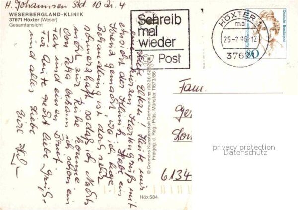 Hoexter Weser Weserberglandklinik Fliegeraufnahme – Bild 2