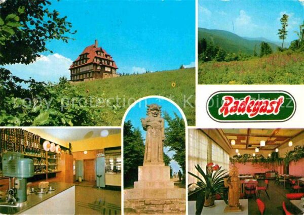 Radhoscht Hotel Radegast Denkmal Statue Landschaf