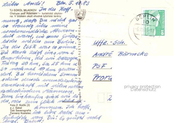 Mladkov Chalupa pod Adamem Berghütte Winterspor – Bild 2