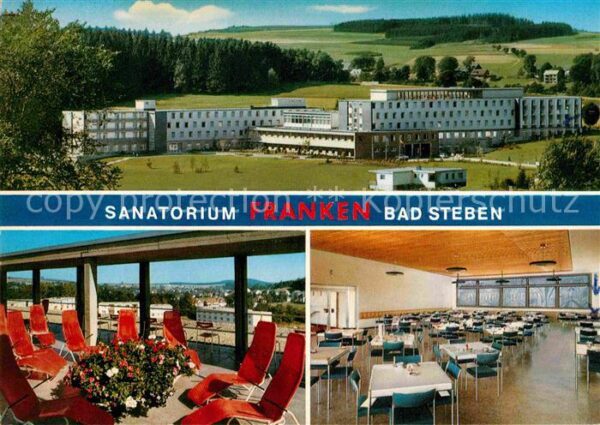 Bad Steben Sanatorium Franken Kurklinik Terrasse S