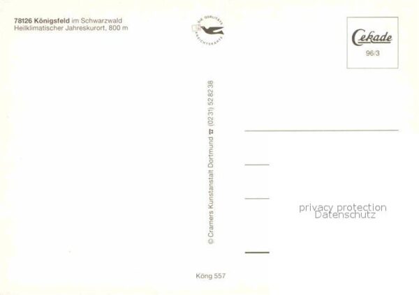 Koenigsfeld Schwarzwald Heilklimatischer Jahreskurort Fliegerau – Bild 2
