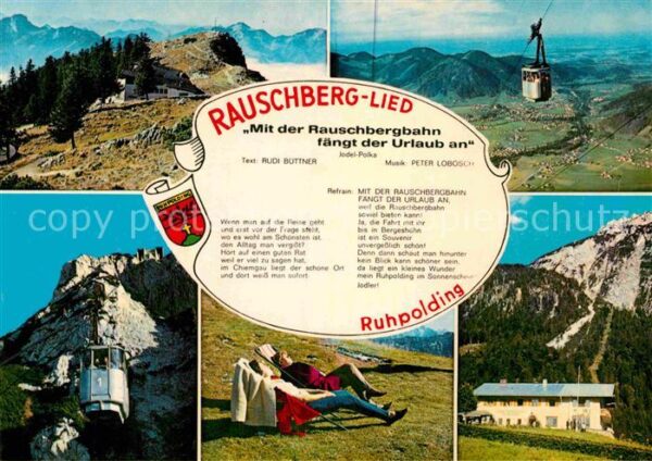 Ruhpolding Rauschberglied Bergbahn Berggaststätte