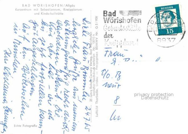 Bad Woerishofen Kurzentrum Sebastianeum Kneippianum Kin – Bild 2