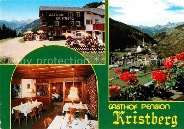 Silbertal Gasthof Pension Kristberg Panorama Mont