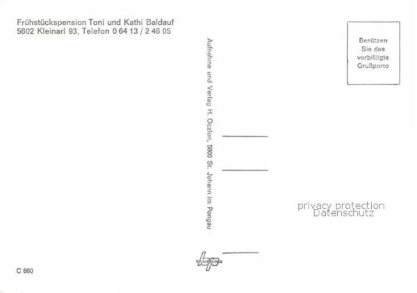 Kleinarl Frühstückspension Baldauf – Bild 2