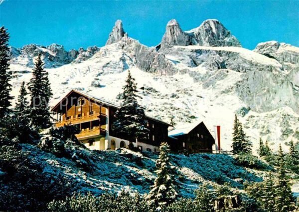 Lindauer Huette Berghütte Gauertal Drei Türme Rätikon
