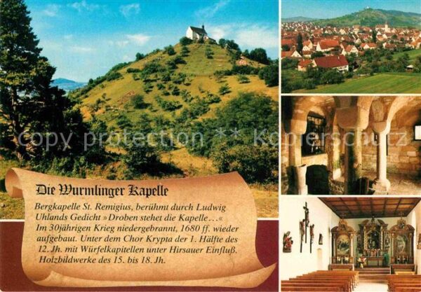 Rottenburg Neckar Wurmlinger Bergkapelle Geschichte