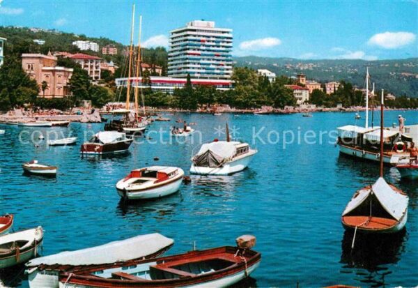 Opatija Abbazia Hotel Ambasador Hafen