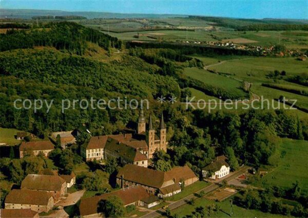 Marienmuenster Ehemalige Abteikirche Fliegeraufnahme