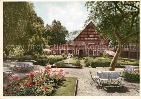 Hessisch Oldendorf Weinschänke Rohdental Gartenrestaurant