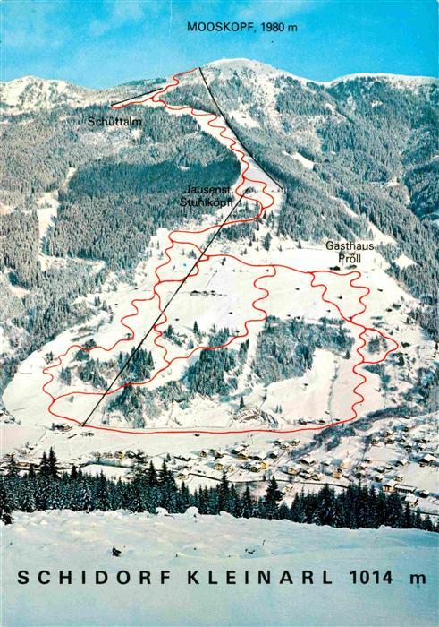 Kleinarl Panorama Schidorf Skipisten Mooskopf