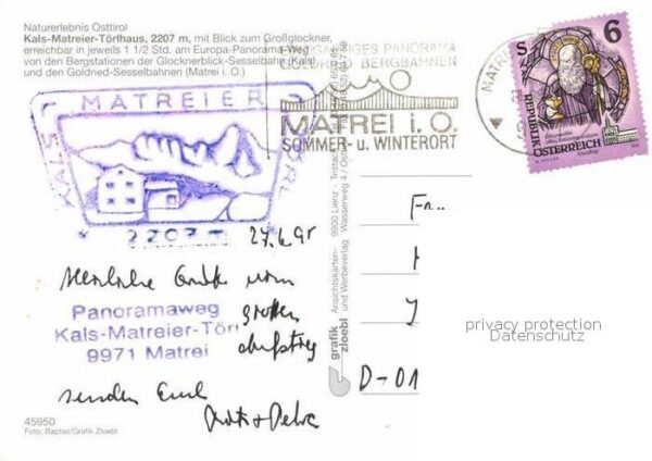 Kals Grossglockner Kals Matreier Törlhaus mit Blick zum Gr – Bild 2