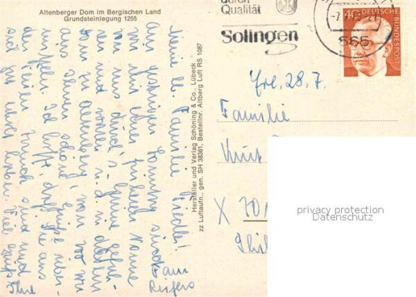 Altenberg Rheinland Altenberger Dom Bergisches Land Flieger – Bild 2