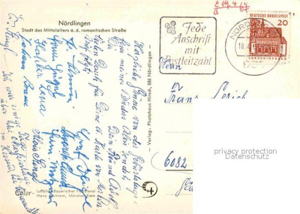 Noerdlingen Stadt des Mittelalterns an der romantis – Bild 2