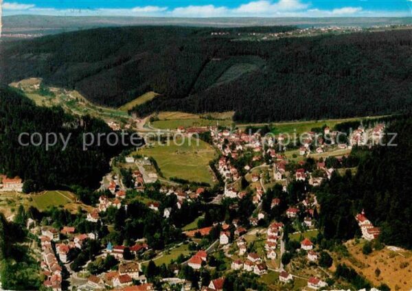 Bad Herrenalb Luftkurort im Schwarzwald Fliegeraufnah
