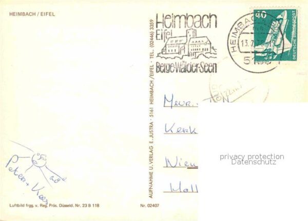 Heimbach Eifel Fliegeraufnahme – Bild 2