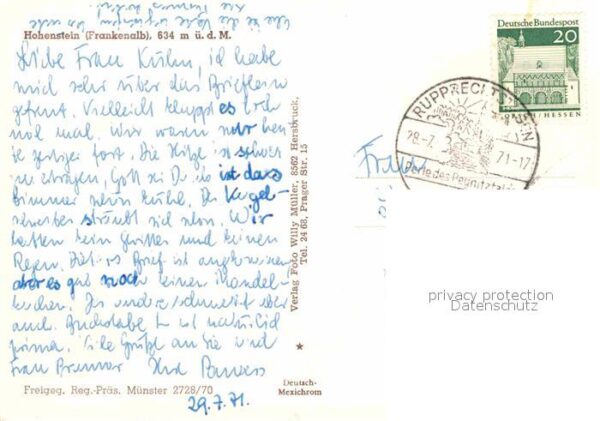 Hohenstein Kirchensittenbach Teilansicht mit Burg – Bild 2