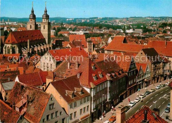 Bayreuth Blick zur Stadtkirche
