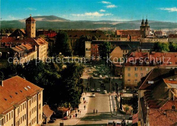 Bayreuth Luitpoldplatz Schlossturm Stadtkirche