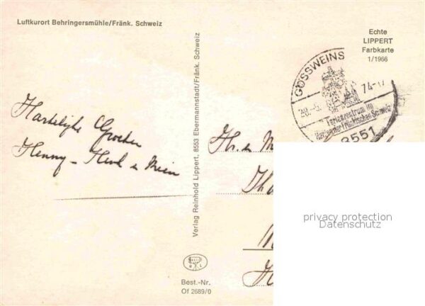Behringersmuehle Teilansicht Luftkurort Fränkische Schwe – Bild 2