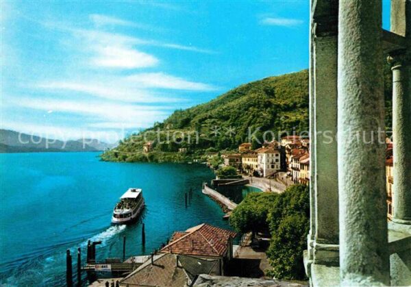 Cannobio Lago Maggiore Panorama dalla cupola del Santuario del