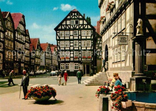 Melsungen Fulda Marktplatz Rathaus Ratskeller Altstadt