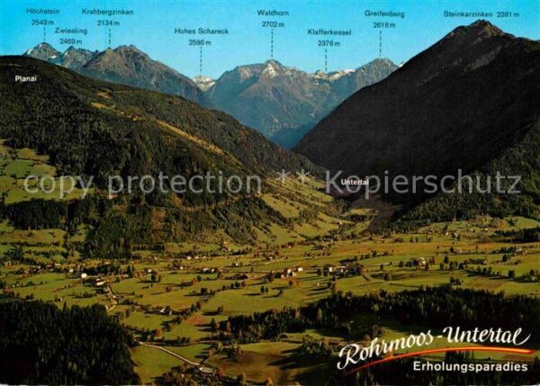 Rohrmoos Schladming Fliegeraufnahme mit Untertal