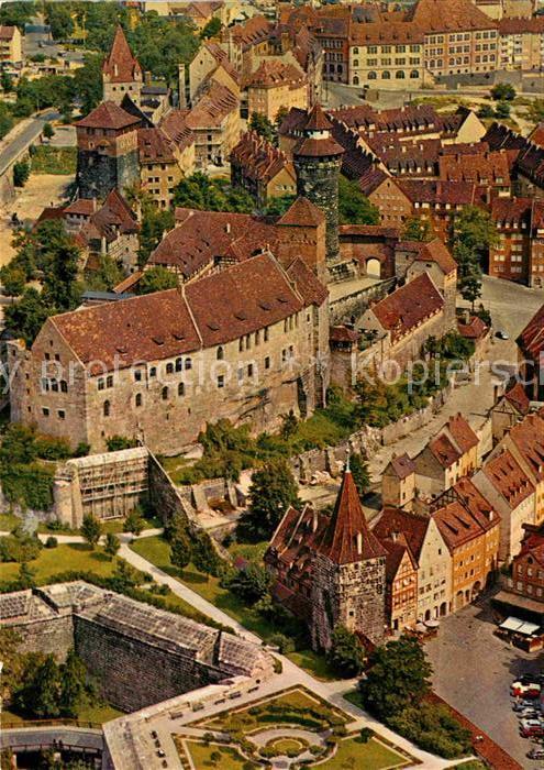 Nuernberg Fliegeraufnahme mit Burg
