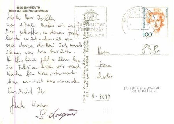 Bayreuth Fliegeraufnahme mit Festspielhaus – Bild 2