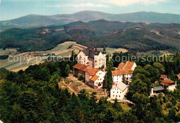 Fuerstenstein Niederbayern Pension Schloss Englburg Fliegeraufnahm