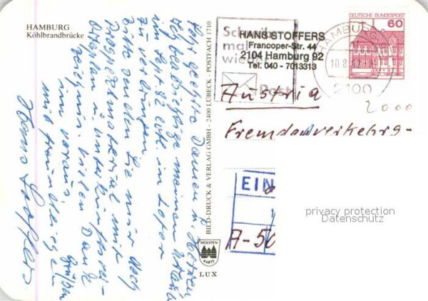 Hamburg Köhlbrandbrücke Fliegeraufnahme – Bild 2