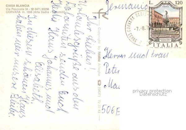 Corvara Pustertal Suedtirol Ciasa Blancia – Bild 2